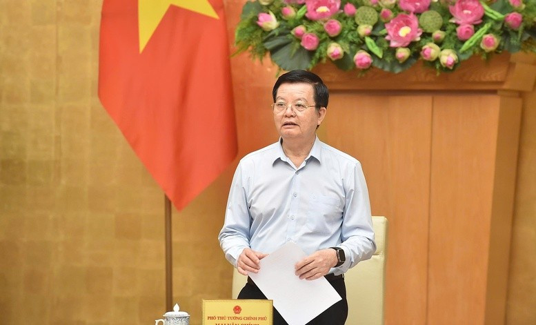 梅文政副总理在会上发表讲话。（图片来源：baochinhphu.vn）
