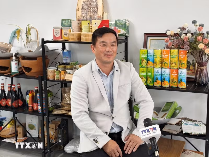 KQ贸易公司首席执行官、越南—澳大利亚物流与投资协会主席阮青平。（图片来源：越通社）