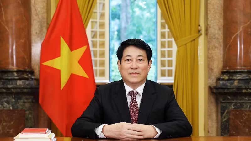 越南国家主席梁强。