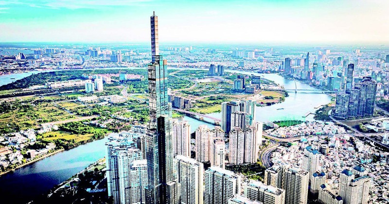 胡志明市一角。
