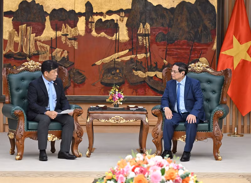 范明正总理会见住友商事株式会社亚洲及大洋洲区首席执行官。