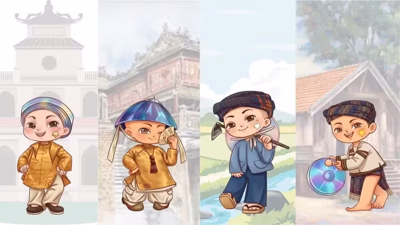 竹哥吉祥物变体。