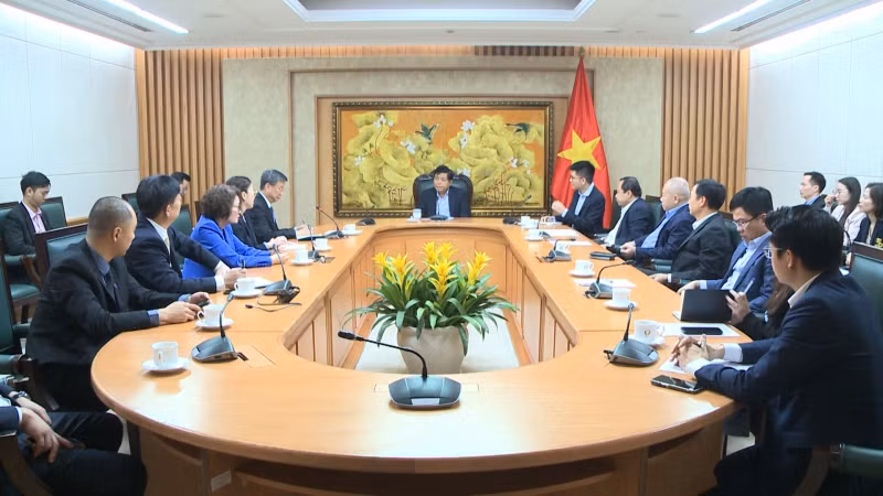 会见场景。（图片来源：baotintuc.vn）