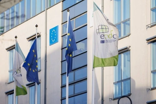 瑞典斯德哥尔摩欧洲疾病预防控制中心总部外景。（图片来源：新华社）