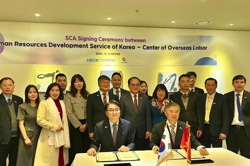 韩国国家技能人才认定局与海外劳工中心（COLAB）签署服务供应承诺协议（SCA）。