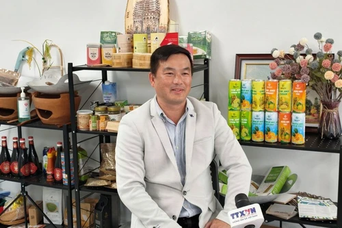 KQ贸易公司首席执行官、越南—澳大利亚物流与投资协会主席阮青平。（图片来源：越通社）