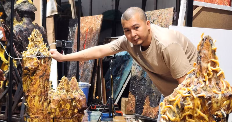 黎友孝：唯一在第61届威尼斯双年展举办个人展览的越南艺术家