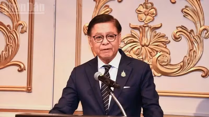 泰国副总理兼外交部长Sihasak Phuangketkeow。（图片来源：明胜 摄）