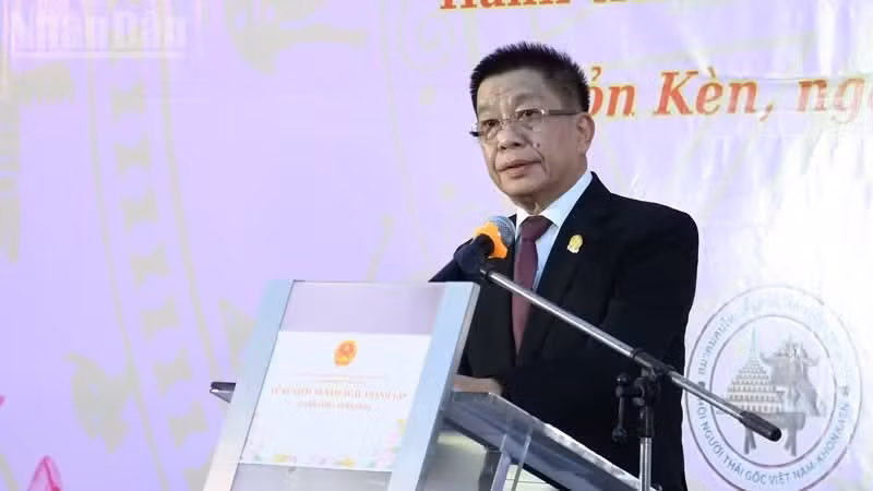 泰国越南人协会主席胡文林。 （图片来源：明胜 摄）