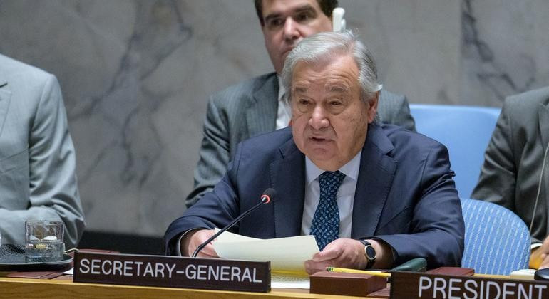 联合国秘书长古特雷斯。图片来源：联合国新闻网