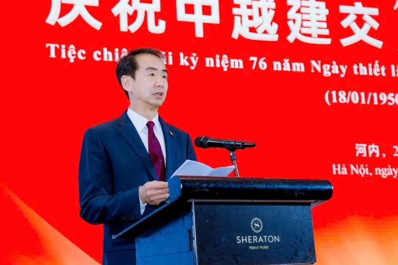 中国驻越南大使何炜。（图片来源：中国驻越南大使馆提供）