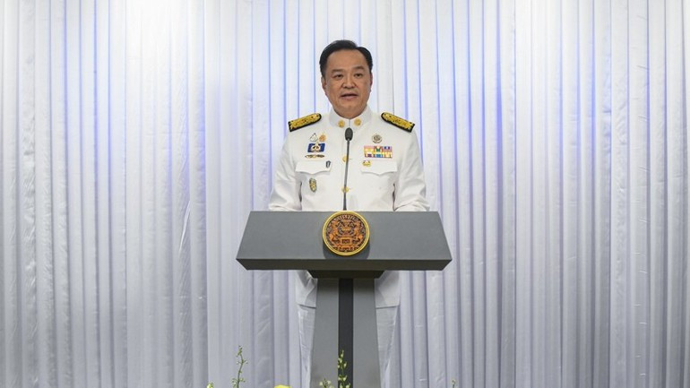 泰国总理阿努廷·参威拉军宣布政府需优先解决的四大紧迫问题。（图片来源：泰国总理办公室）