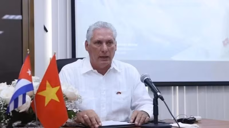 古巴共产党中央委员会第一书记兼古巴国家主席米格尔·迪亚斯-卡内尔·贝穆德斯。
