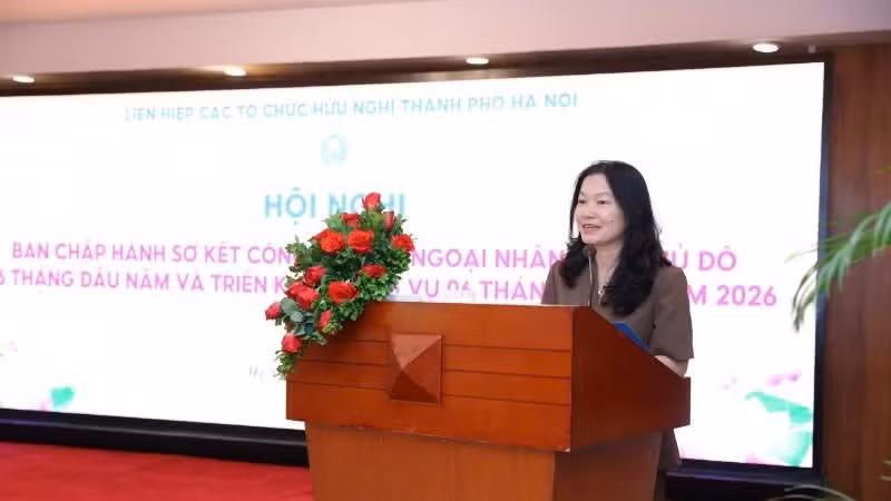 外交部文化外交与联合国教科文组织司副司长范氏芳芝在会议上发表言。