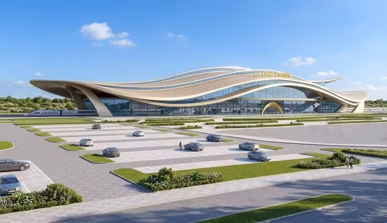 下龙站效果图。