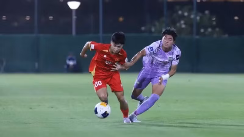 扳平比分后，U17韩国队球员士气高涨。（图片来源：VFF）