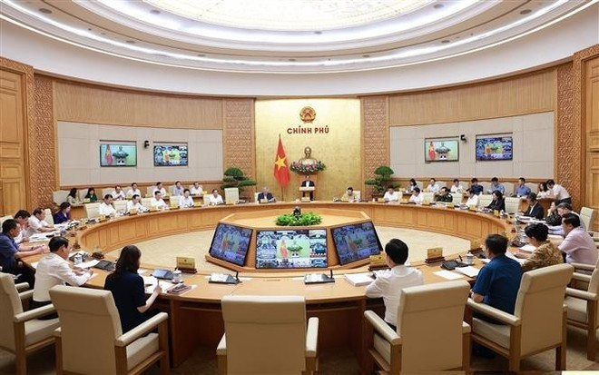 会议场景。(图片来源:越通社) hn.jpg