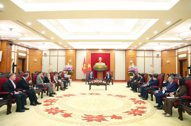 会见场景。(图片来源:越通社) tiep.jpg