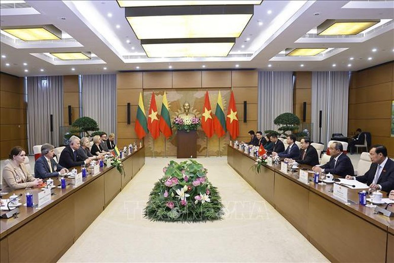 会见场景。(图片来源:越通社) tiep126.jpg