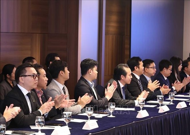与会代表。(图片来源:越通社) cac-dai-bieu.jpg