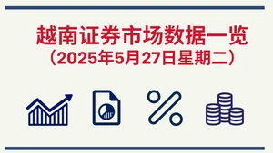 5月27日越南证券市场数据一览 【图表新闻】