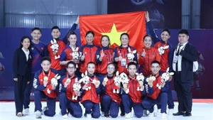 越南健美操队出色获得5枚金牌。