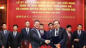 签约仪式。（图片来源：越通社）