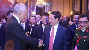 越南国防部部长潘文江大将率团出席第22届香格里拉对话会。（图片来源：越通社）
