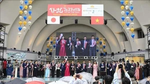 越南文化节在日本盛大开幕。（图片来源：越通社）