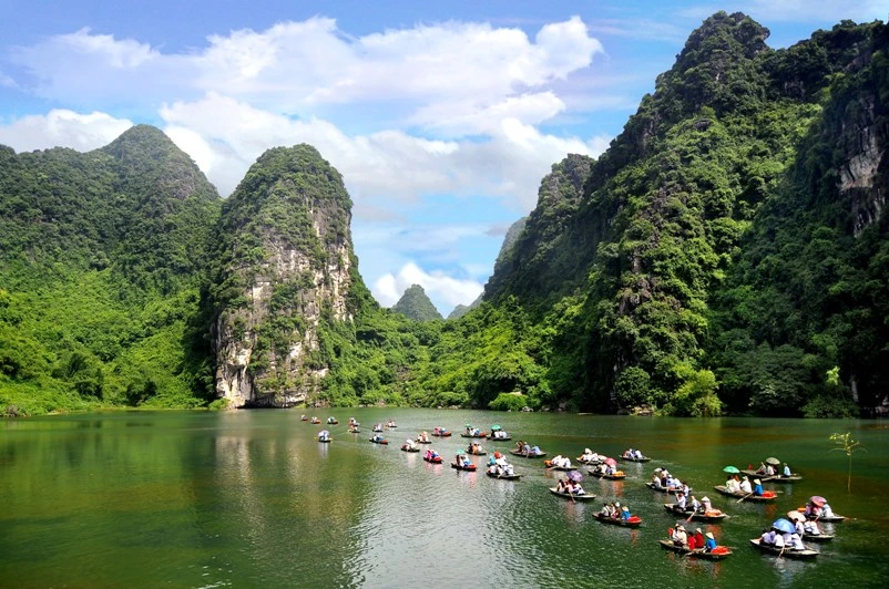 长安生态旅游区一角。（图片来源：ninhbinh.gov.vn）