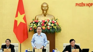 越南国会主席陈青敏主持召开会议。