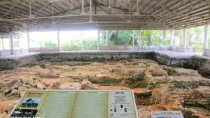 喔㕭文化陈列馆已通过二维码对大部分文物实现数字化。（图片来源：越通社）