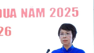 越通社社长武越庄在会上发表讲话。（图片来源：越通社）