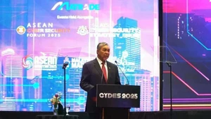 马来西亚副总理扎希德·哈米迪发表讲话。（图片来源：越通社）