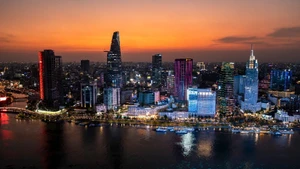 胡志明市一角。