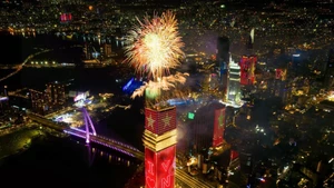 西贡玛丽娜国际金融中心——胡志明市新地标的璀璨之光。（图片来源：越捷航空公司）