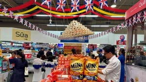 “英国风味——英国美食周”活动首次在胡志明市举办。（图片来源：越通社）