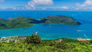 昆岛国家公园全景。