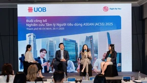 东盟消费者信心研究的公布仪式。（图片来源：越通社）