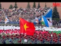 越南人民军代表团参加红场阅兵总彩排【视频】