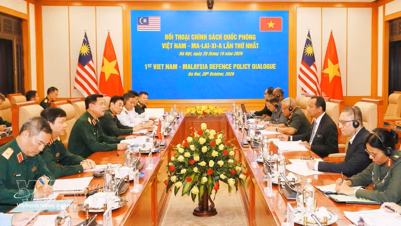 越南-马来西亚首次国防政策对话召开。（图片来源：越通社）