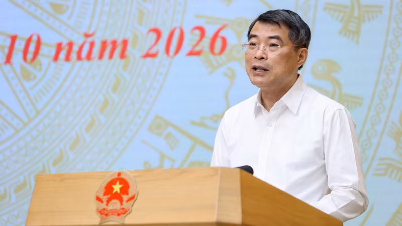 越南政府总理黎明兴在会议上发表讲话。（图片来源：政府新闻网）