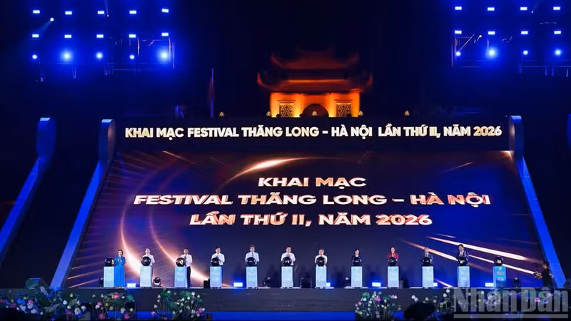题为“遗产流动——Heritage Flow”的2026年第二届升龙—河内文化节开幕式。