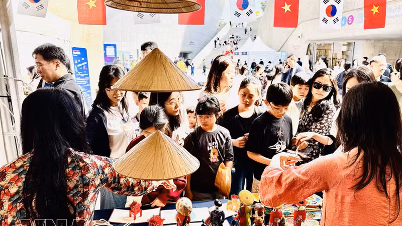 越南展位。（图片来源：越通社）