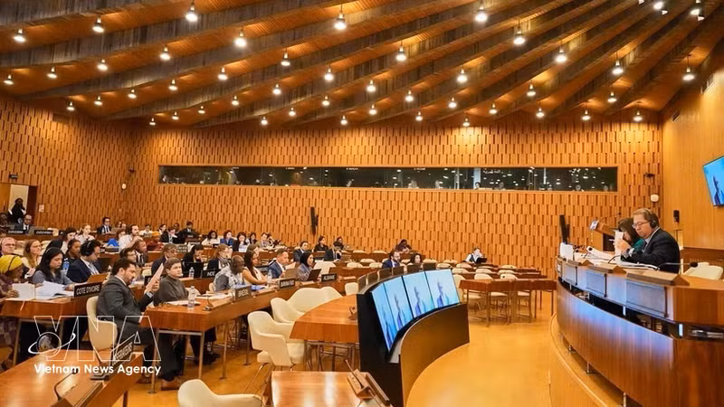 会议现场。（图片来源：越通社）