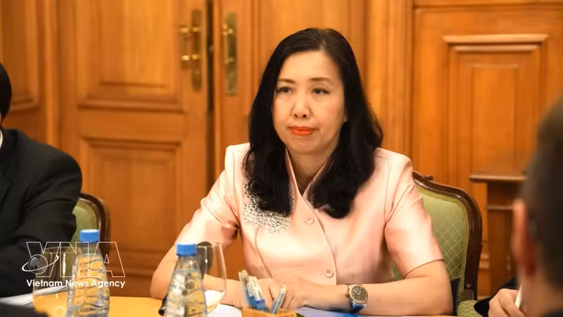 越南外交部副部长黎氏秋姮。（图片来源：越通社）