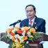 国会主席陈青敏发表讲话。