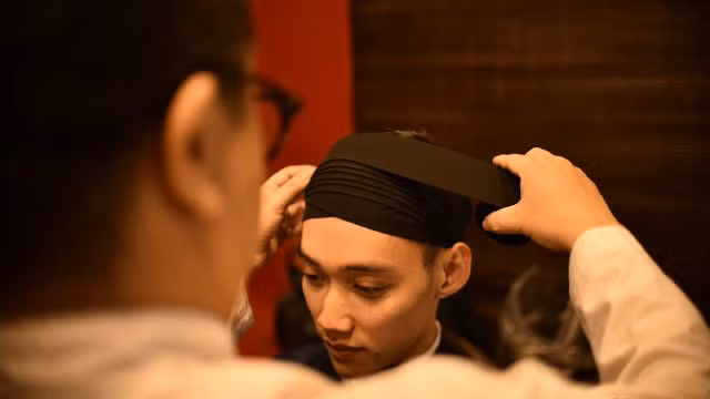 越南年轻人生活中的五体奥黛（组图） ảnh 5