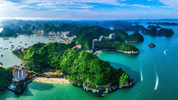 海防市吉婆群岛。