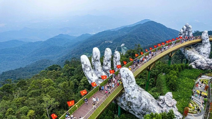 岘港市美景。（图片来源：越通社）